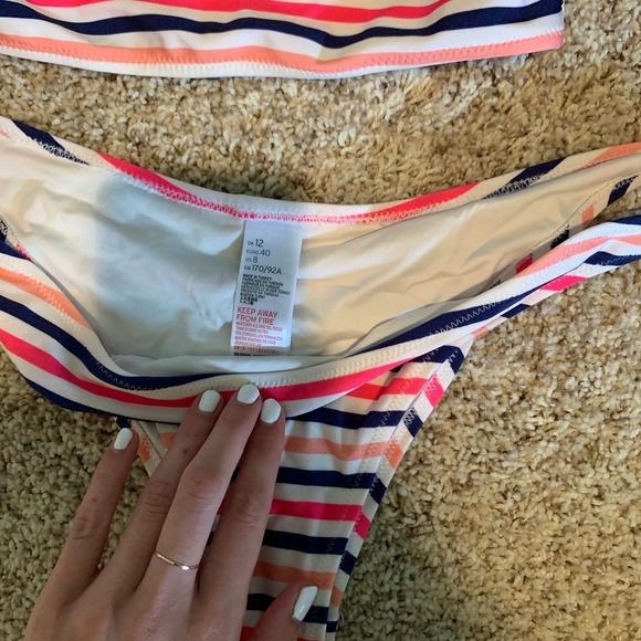 Top Shop striped bikini set! - Picture 2 of 3